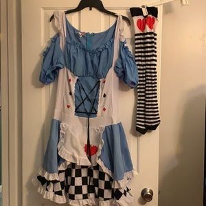 Alice and wonderland Halloween costume